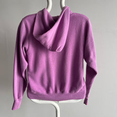 1980s Lavender Zip Up Hoodie