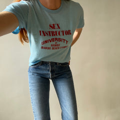 1970s Sex Instructor University Of Hawaii T Shirt - So Bad, Awful Really