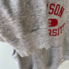 1980s Thinned Out and Slouchy Denison University Champion Brand Hoodie