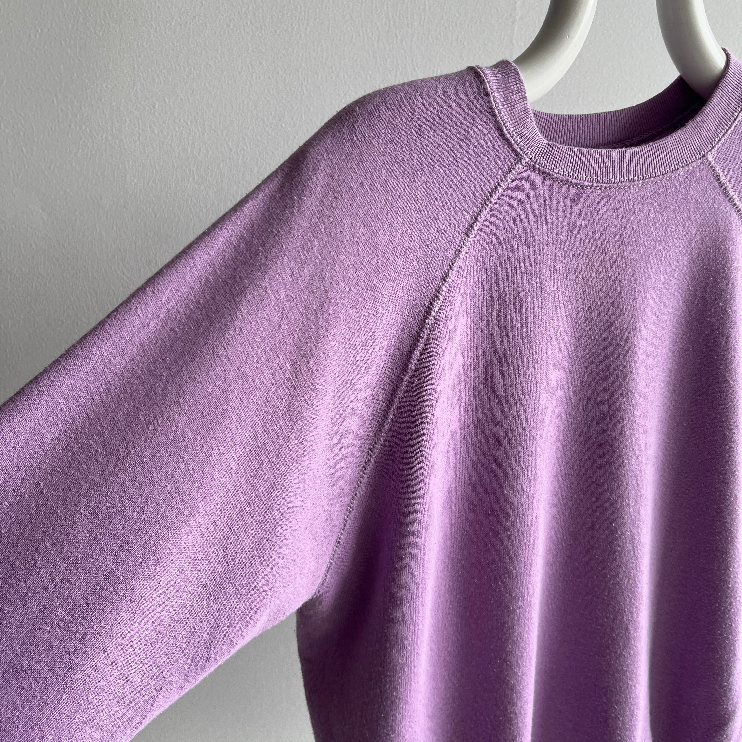 1980s Lovely Lilac Ragland by Tultex
