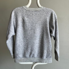 1980s Cut Neck Blank Gray Raglan by Action