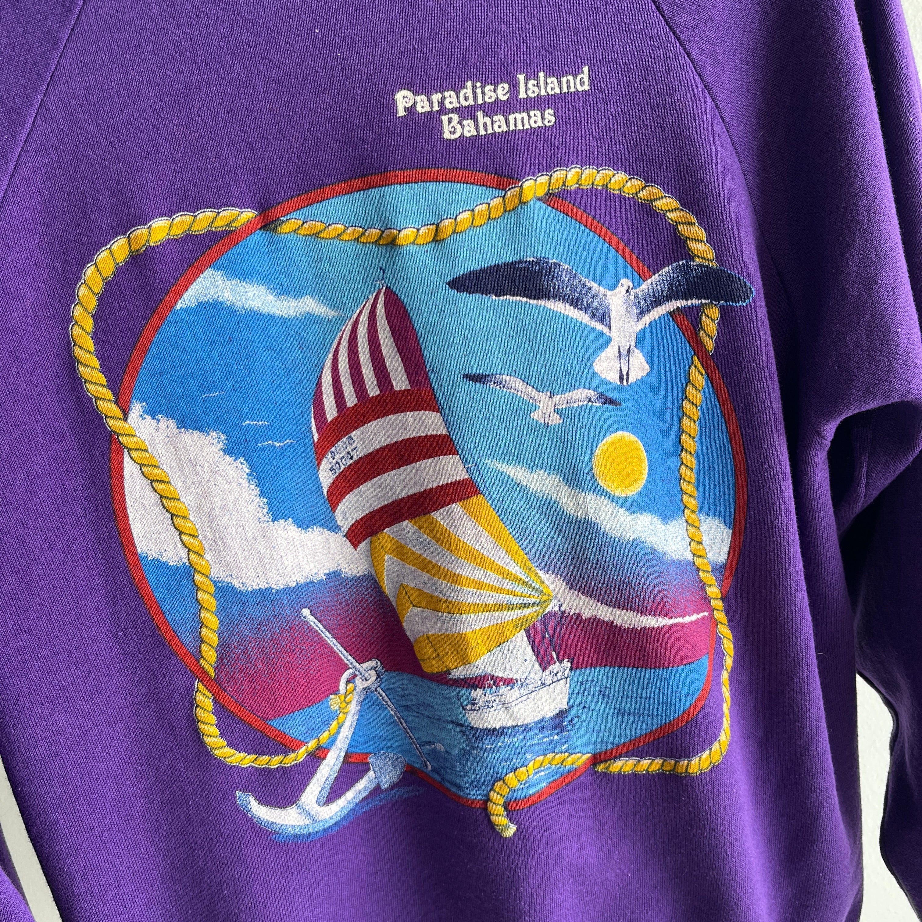 1980s Paradise Island, Bahamas Tourist Sweatshirt by Sherry