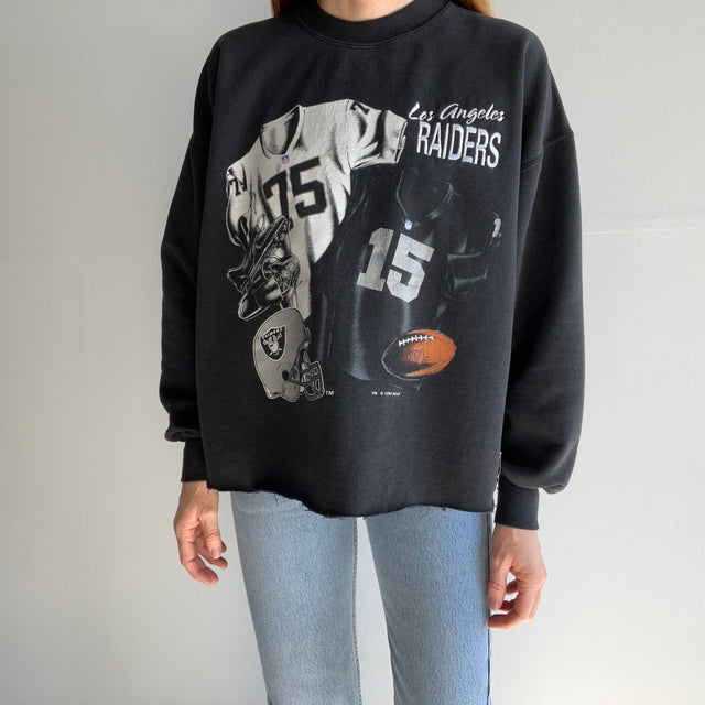 1993 Los Angeles Raiders DIY Crop Sweatshirt by Nutmeg