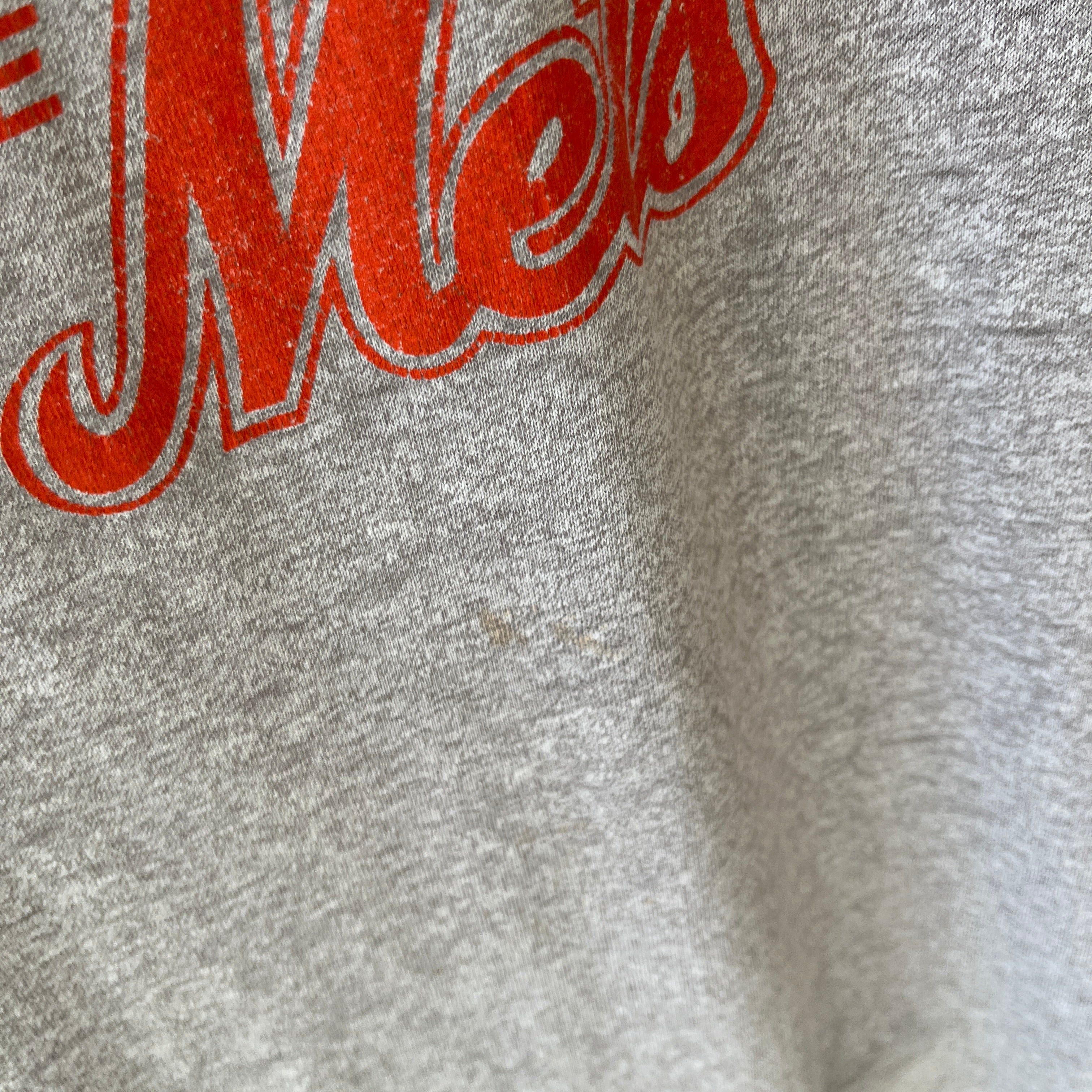 1980s My Two Favorite Teams are The Yankees and Whoever is Playing the Mets - Thinned Out T-Shirt