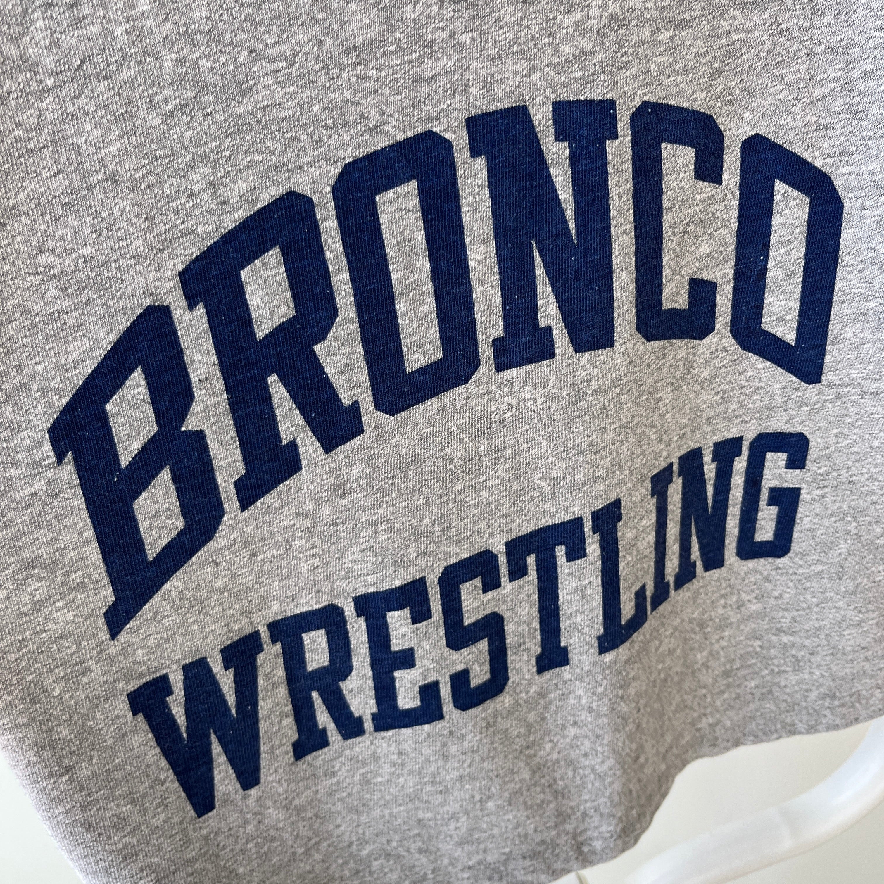 1980s USA Made Champion Brand Bronco Wrestling - THE BACKSIDE IS HILARIOUS