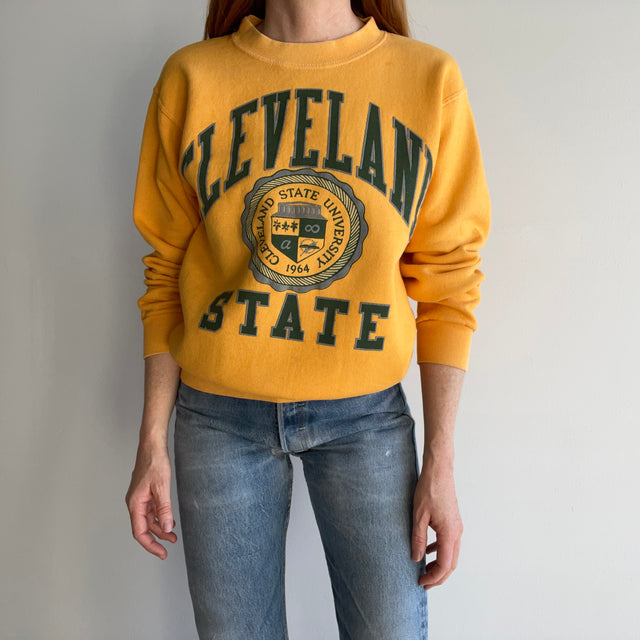 1990s Re-Dyed Cleveland State Sweatshirt