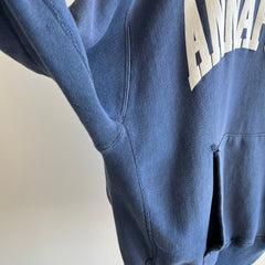 1980s Annapolis Naval Academy Reverse Weaver Soft and Slouchy Sun Faded Hoodie - THIS IS GOLD