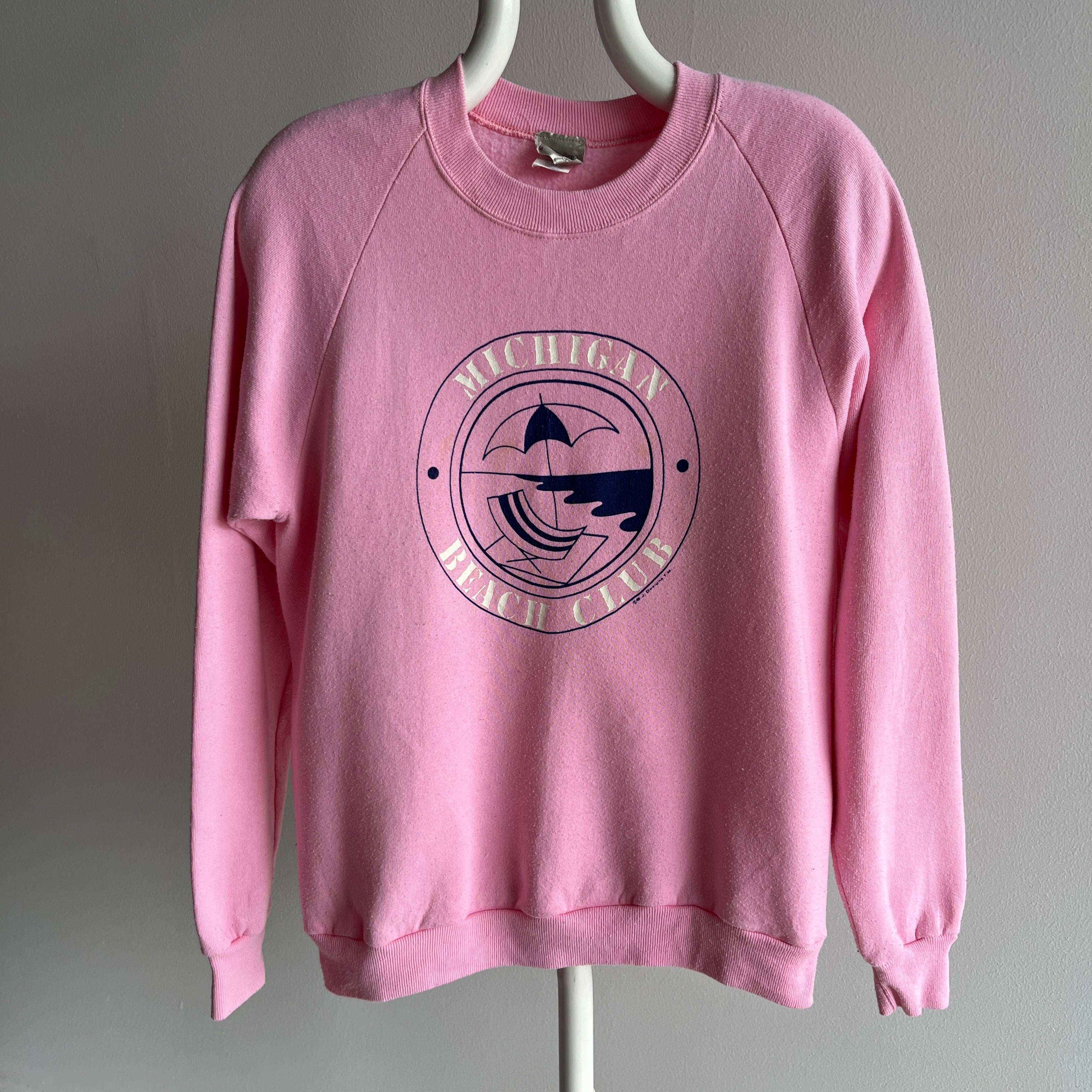 1980s Michigan Beach Club Sweatshirt