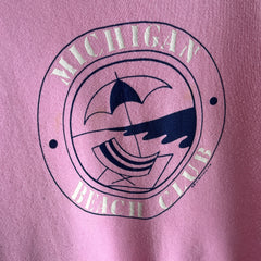 1980s Michigan Beach Club Sweatshirt