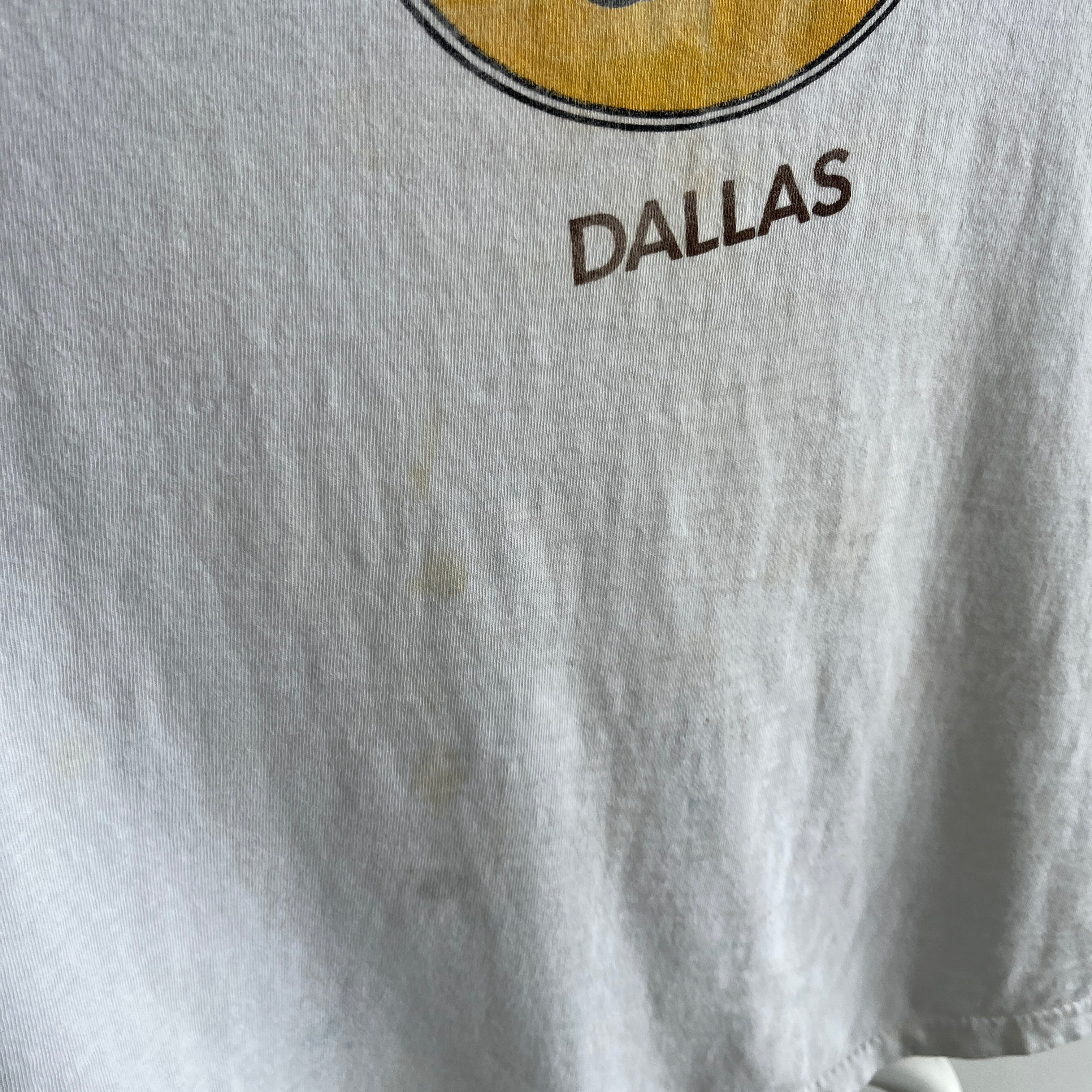 1990s Hard Rock Cafe Dallas Stained and Worn T-Shirt