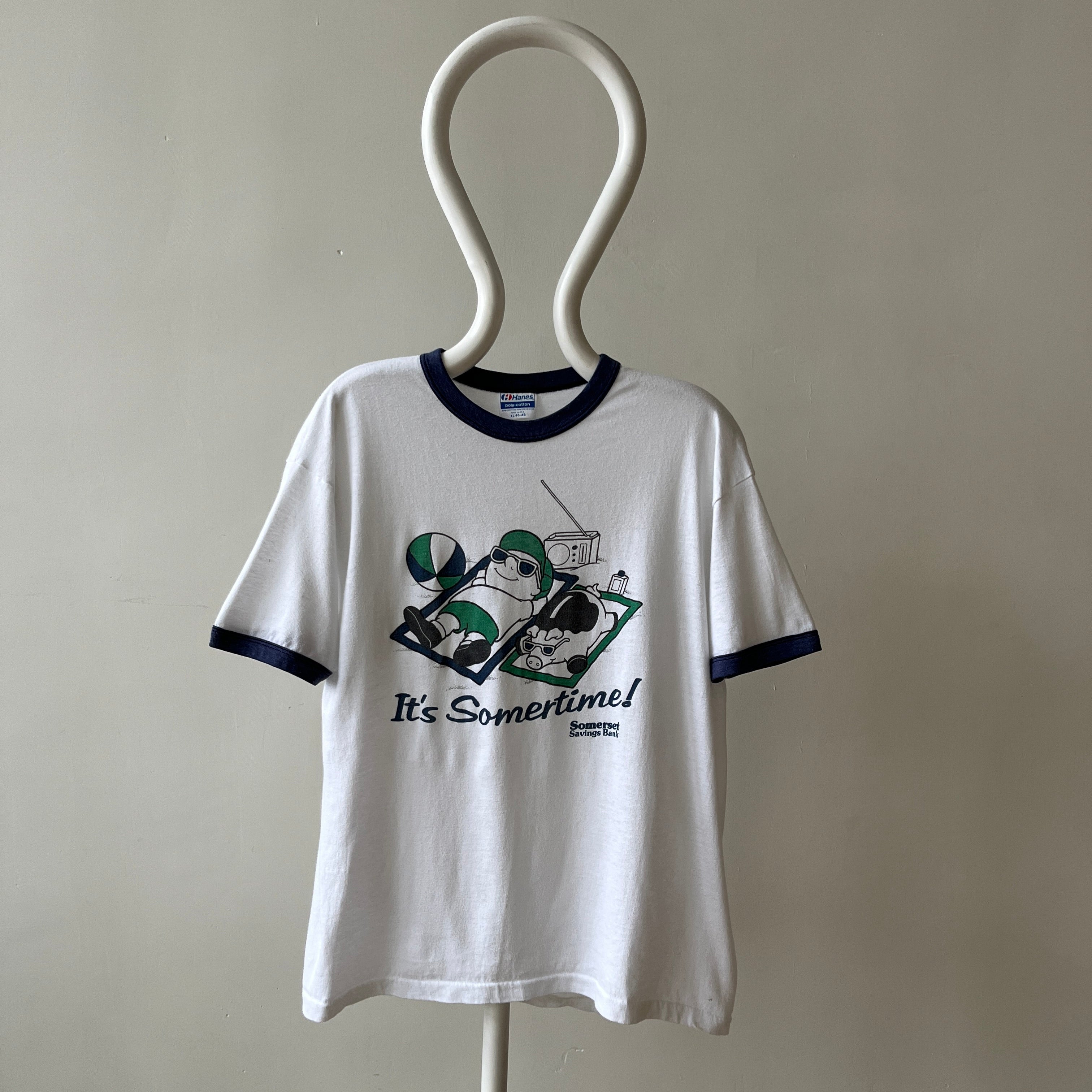 1980s/90s Somertime Ringer T Shirt