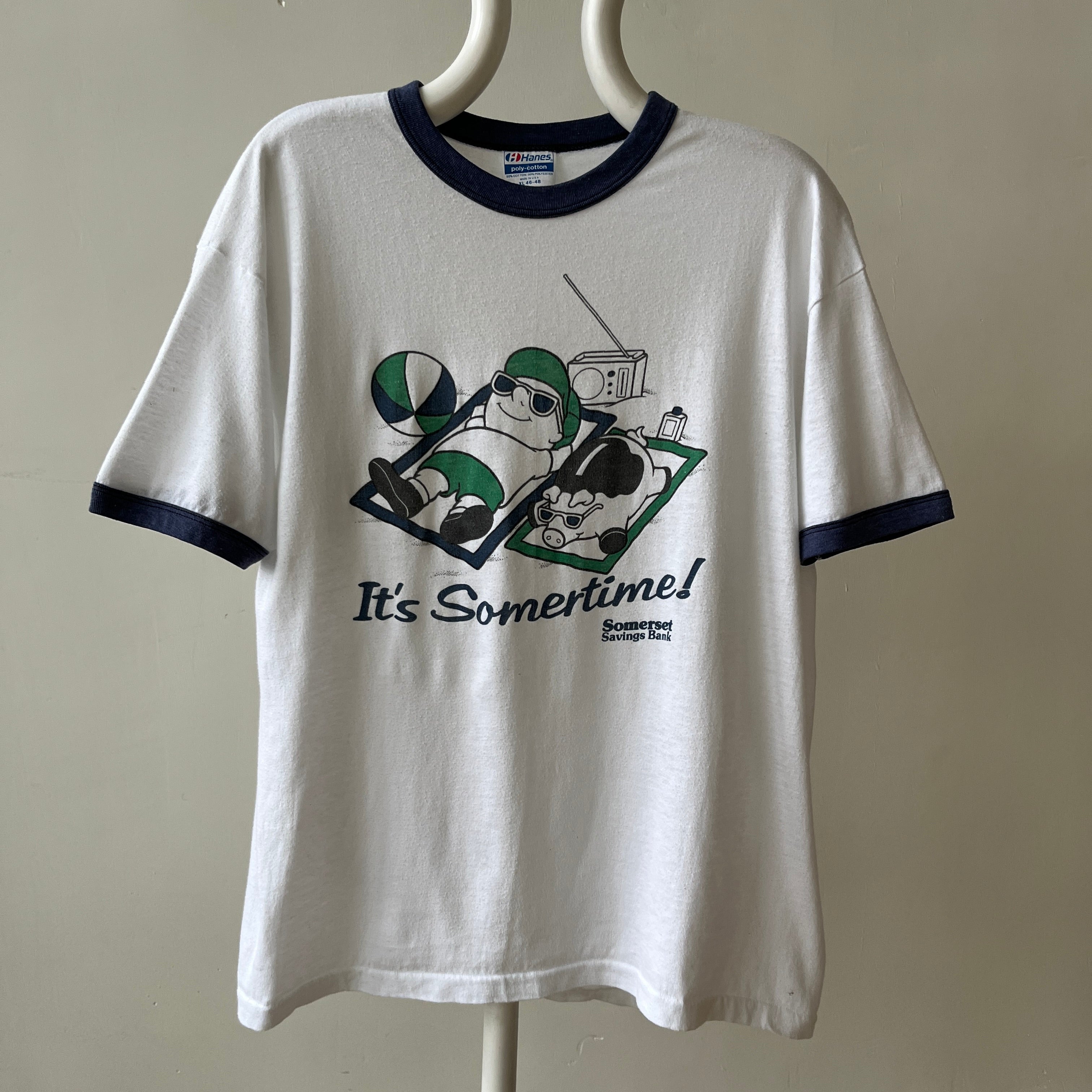 1980s/90s Somertime Ringer T Shirt
