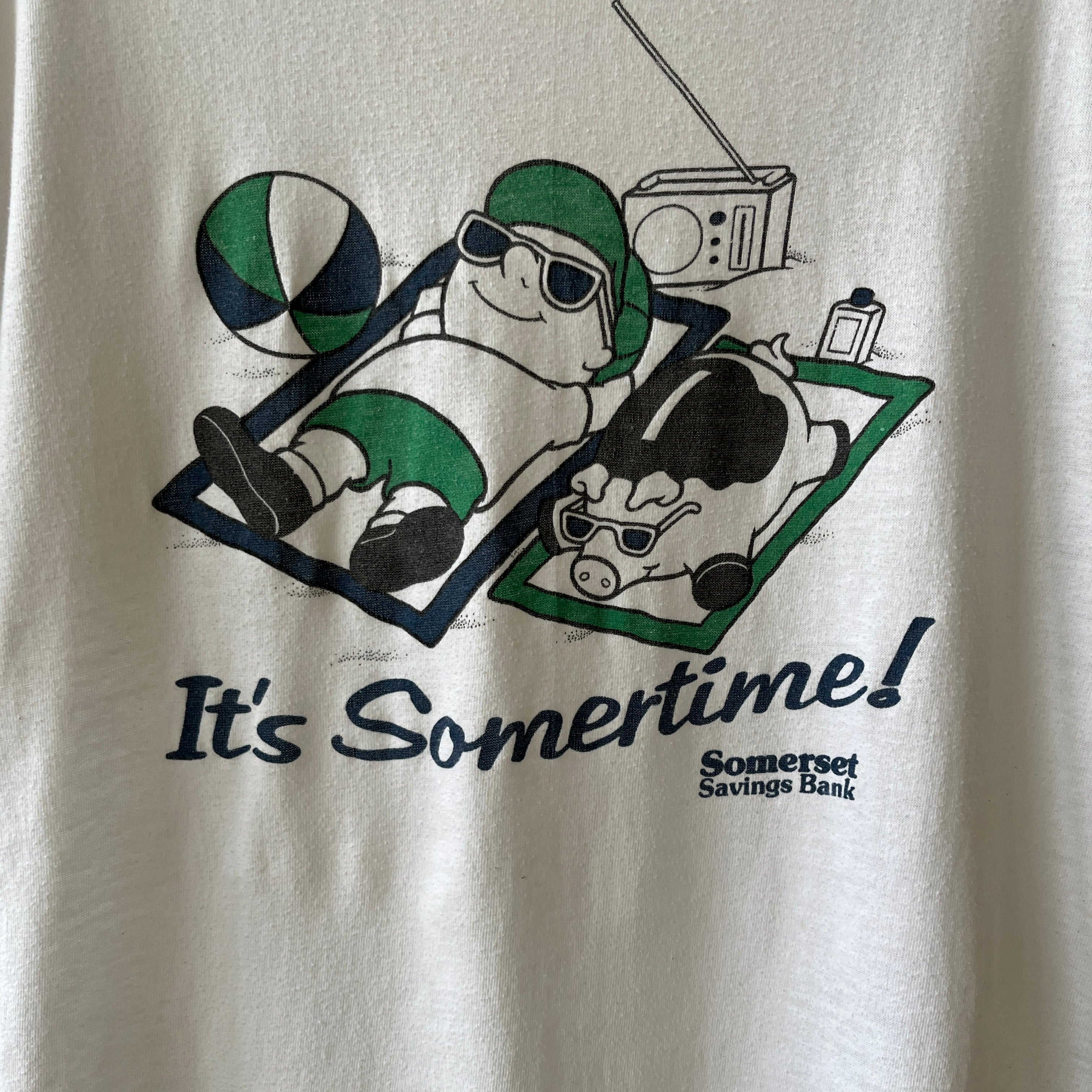 1980s/90s Somertime Ringer T Shirt