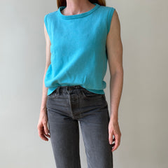 1970s Blank Sweatshirt Tank Top - THIS IS A GEM