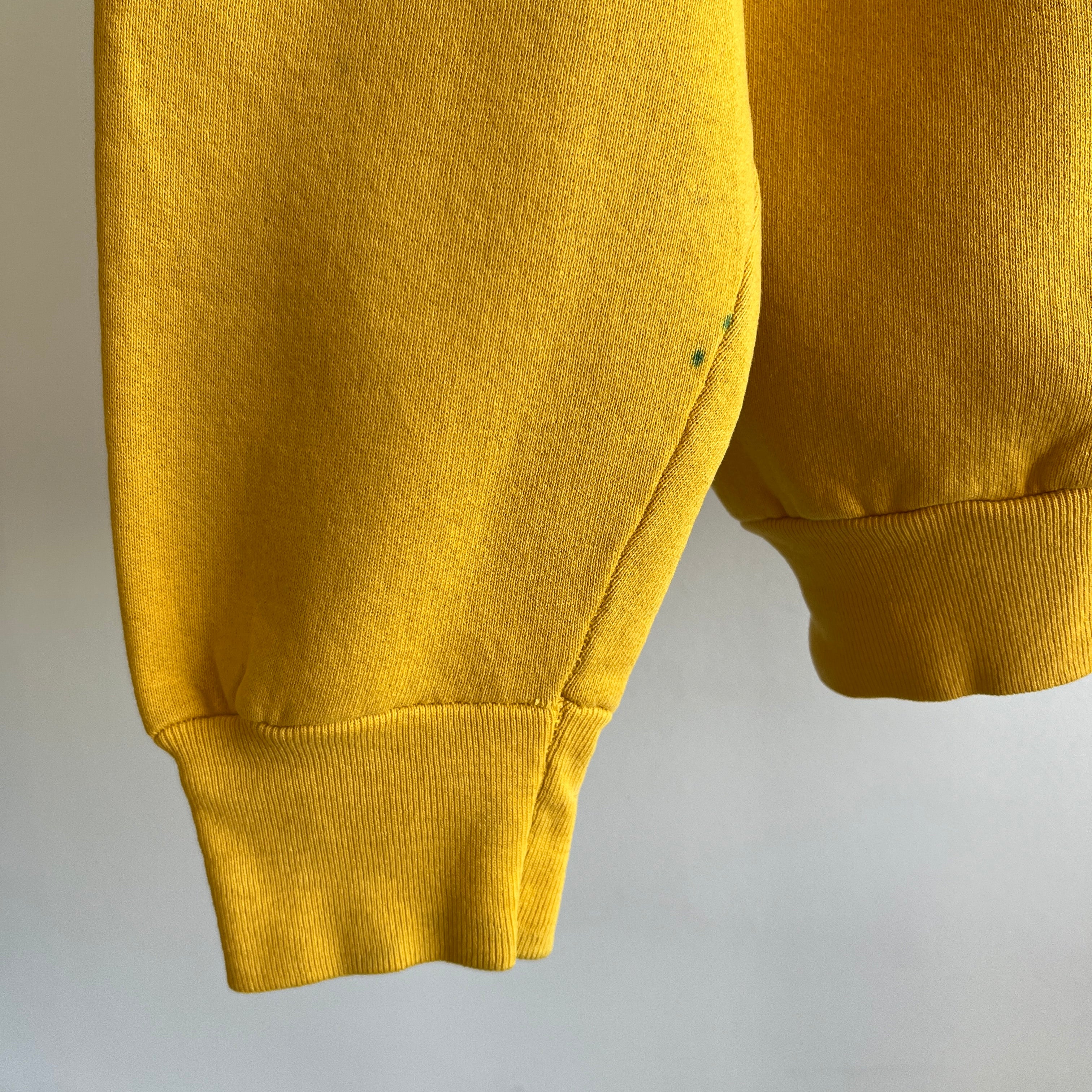 1980s Marigold Nicely Stained Blank FOTL Sweatshirt