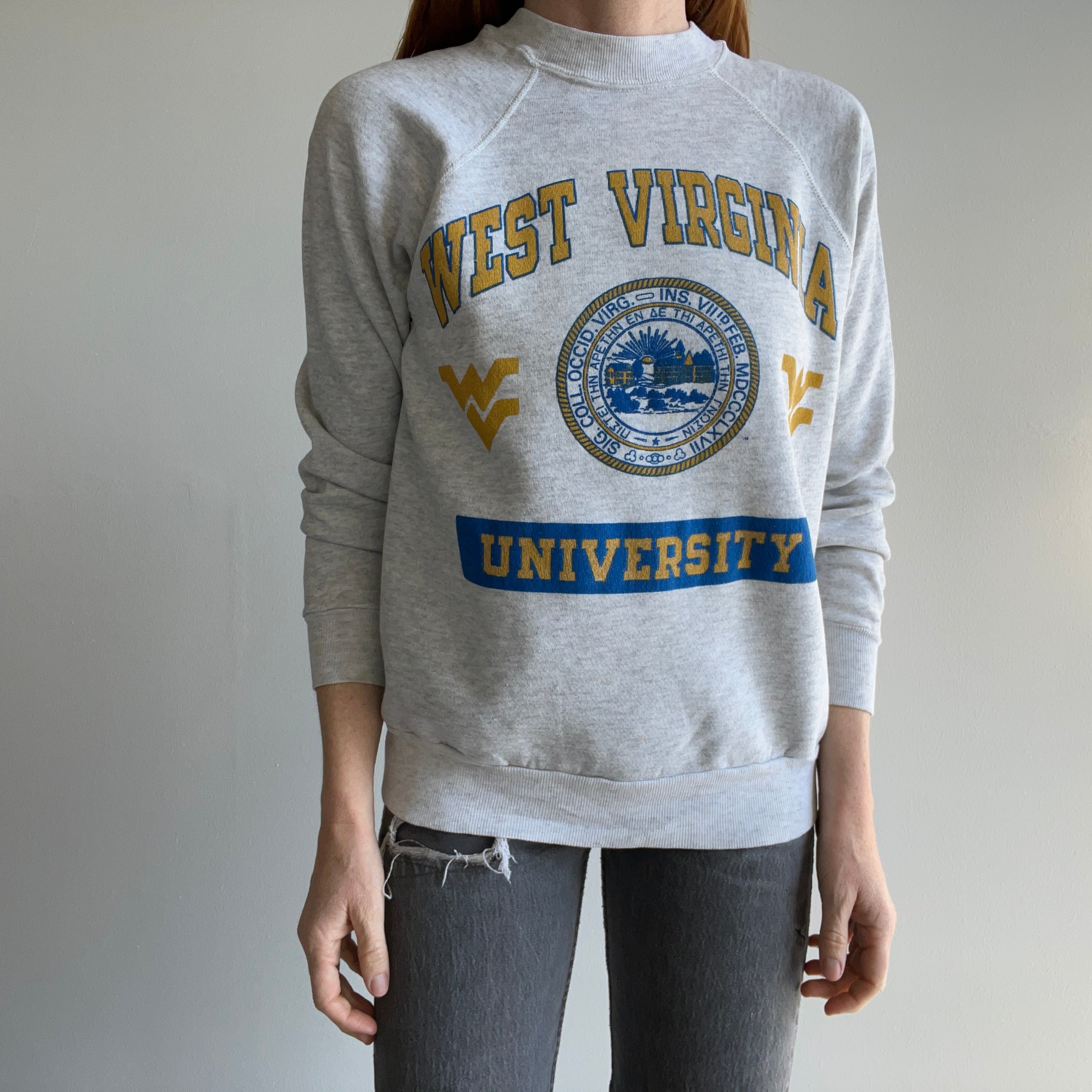 1980s West Virginia University Sweatshirt