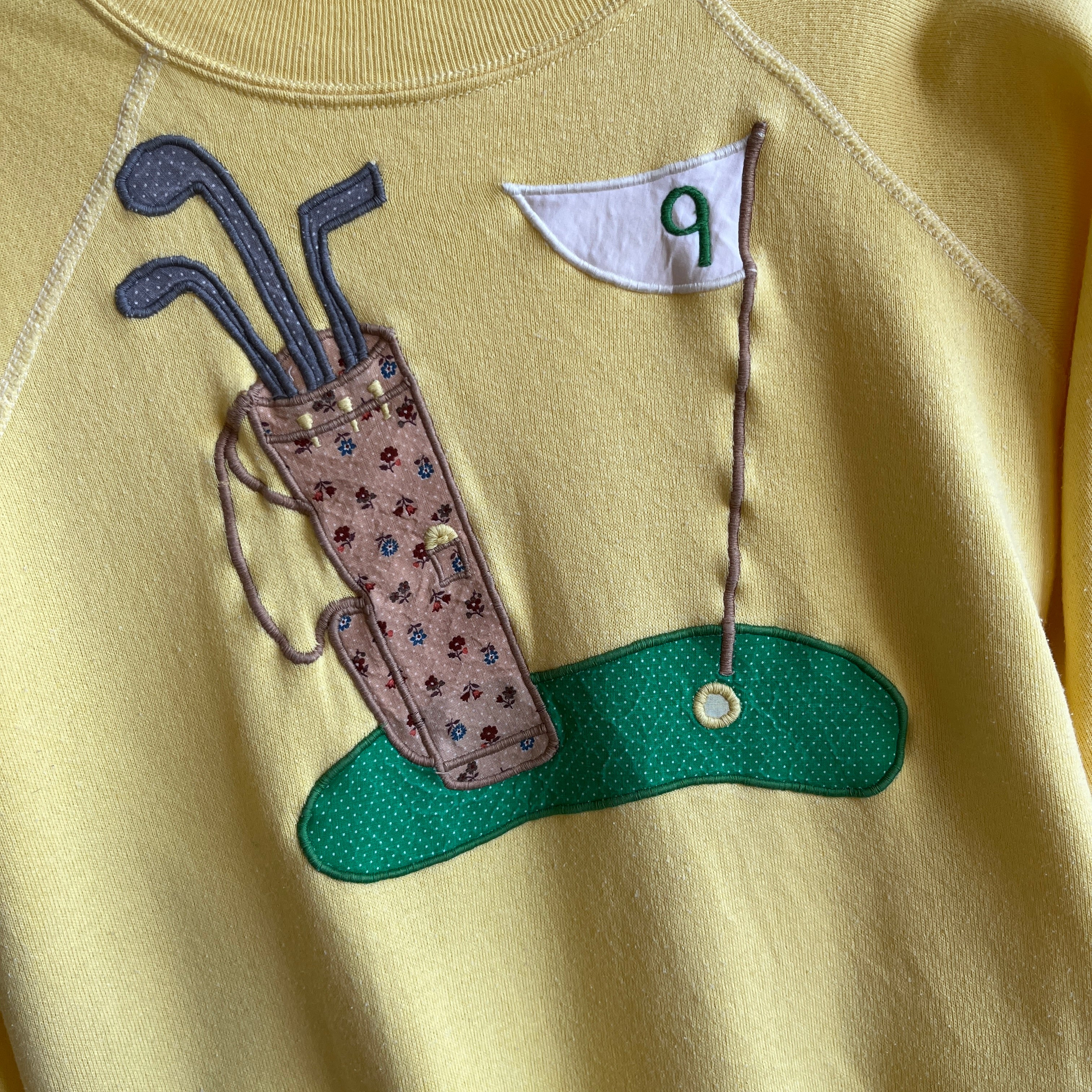1980s DIY 9th Hole Golf Sweatshirt