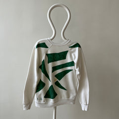 1970s Green Abstract DIY Art Raglan Sweatshirt