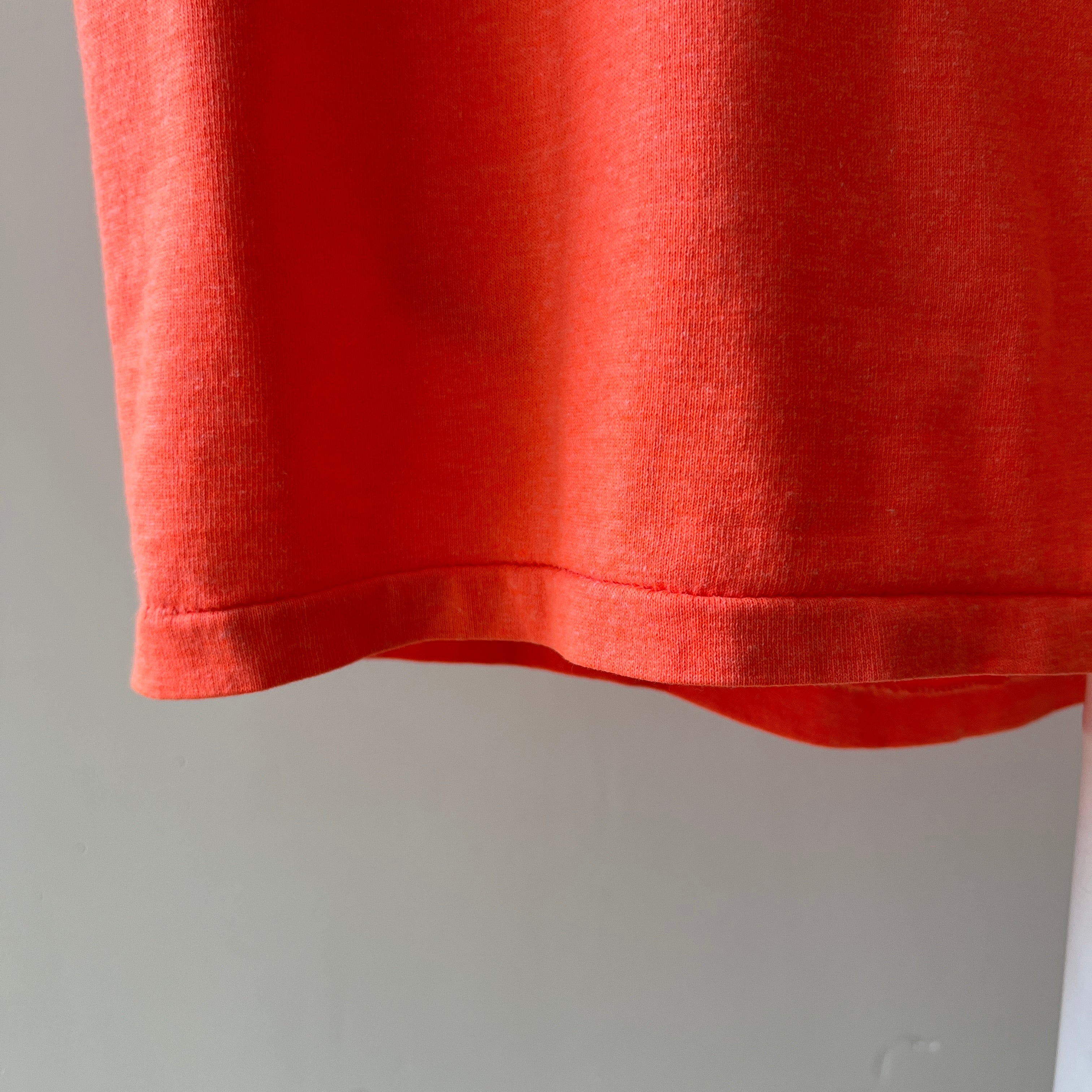 1980s Neon Orange Spalding Tank Top