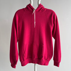 1980s USA Made Gap Barely Worn Barbie Pink Hoodie