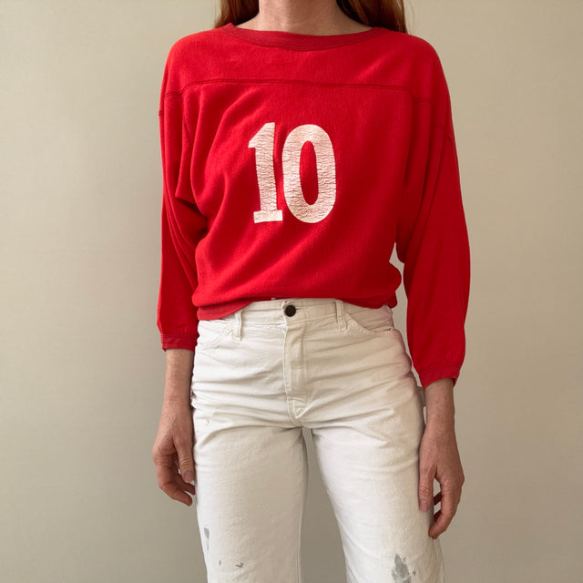 1970s Super Soft and Slouchy Football Sweatshirt