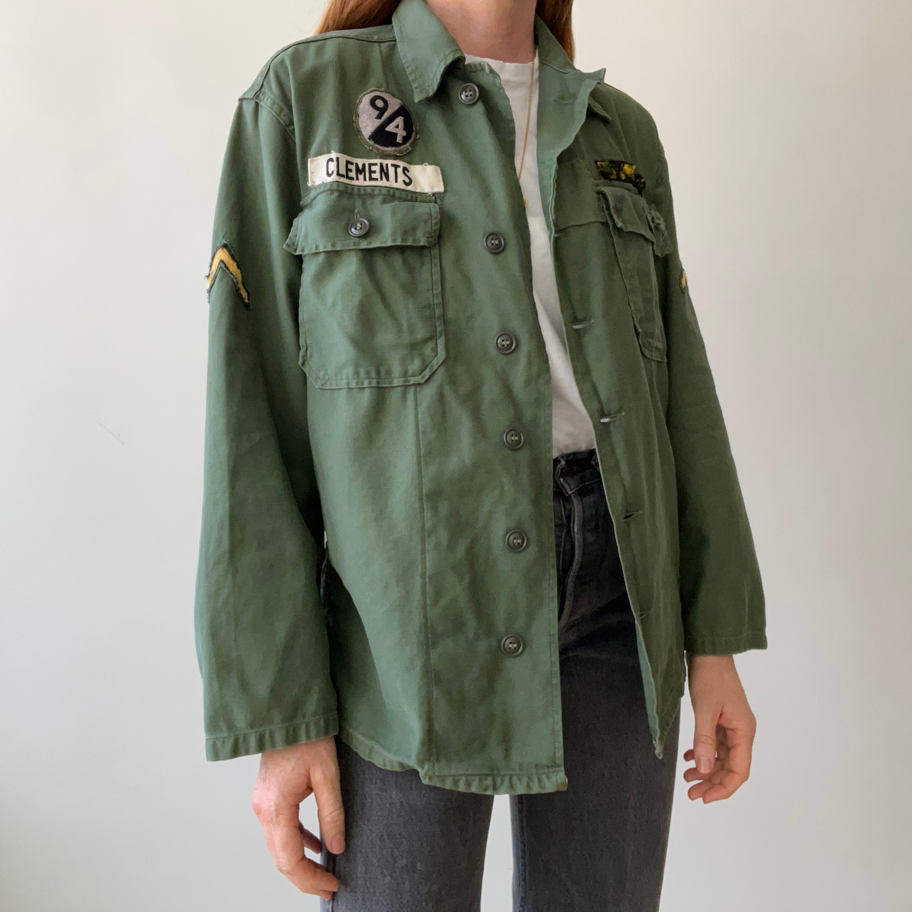 1968 OG-107 Vietnam Era Military Shirt - Clements