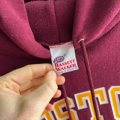 1980s (Early) Boston University Hoodie by Bassett Walker