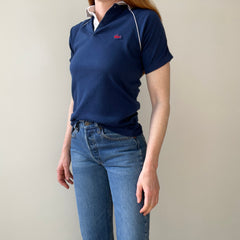 1970/80s Raglan Lacoste Polo with Shoulder Stripes - !!!!