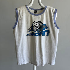 1980s Michael Jordan Bootleg Style Screen Print Tank Top - WOW