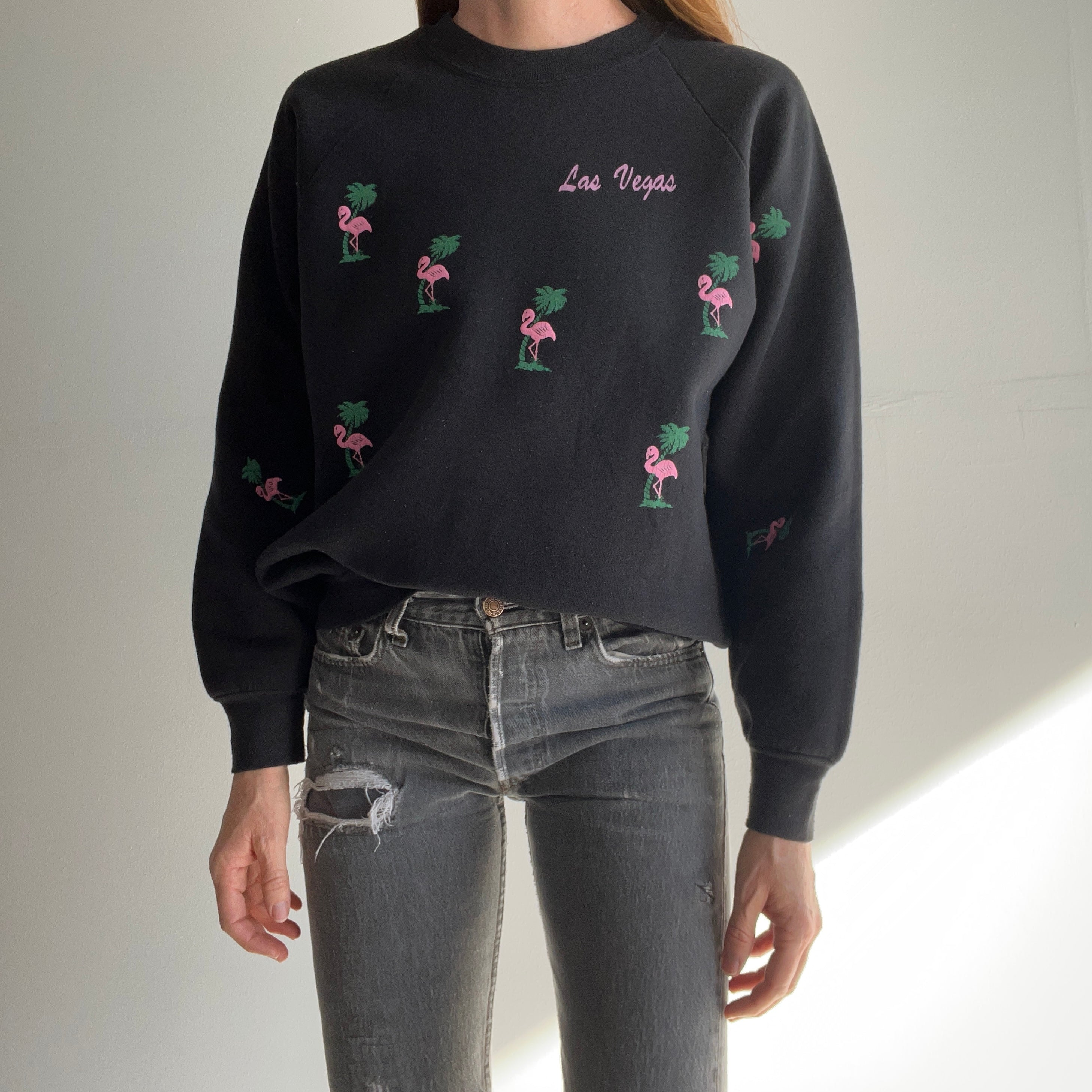 1980s Las Vegas Flamingo Sweatshirt