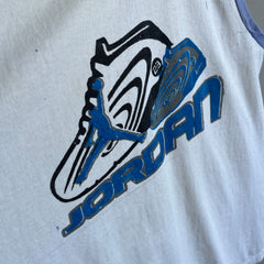 1980s Michael Jordan Bootleg Style Screen Print Tank Top - WOW