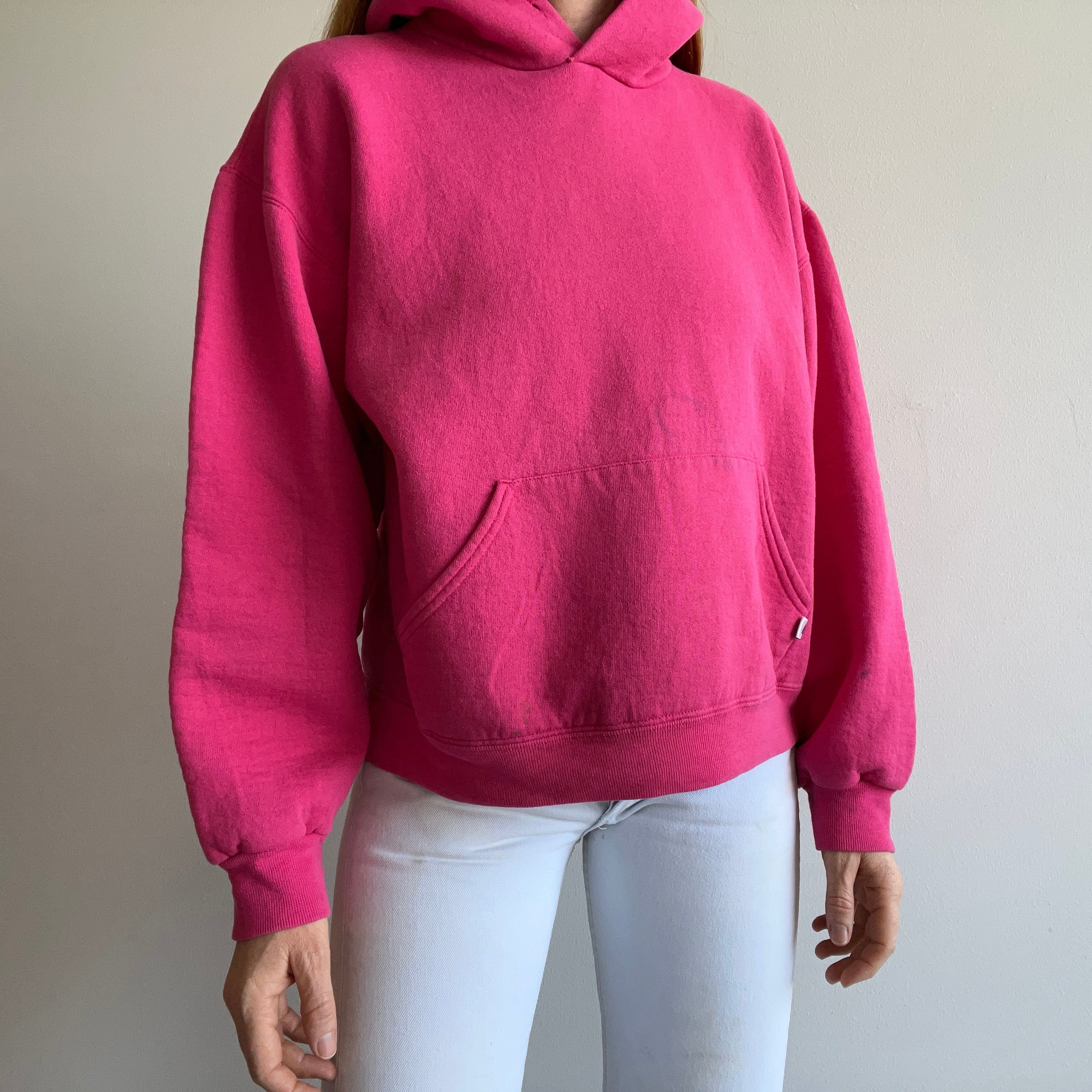 1990s/2000s Pink Vintage 90s Hoodie