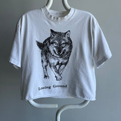 1990 Wolf T-Shirt DIY Crop