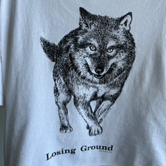 1990 Wolf T-Shirt DIY Crop