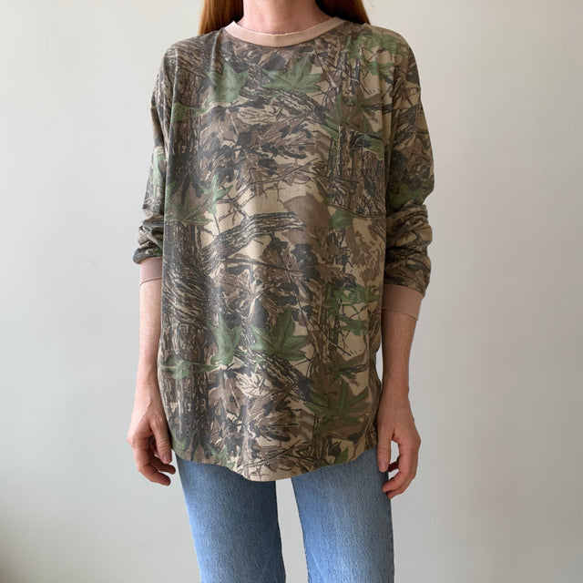 1980s/90s Realtree Camo Long Sleeve T-Shirt - !!!!!
