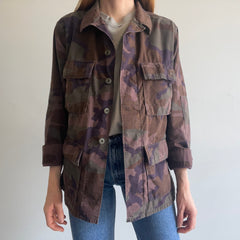 1990s Re Dyed Military Camo Jacket