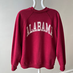 1980s Alabama Split Collar !!!!! Medium Weight Discus Sweatshirt - THIS