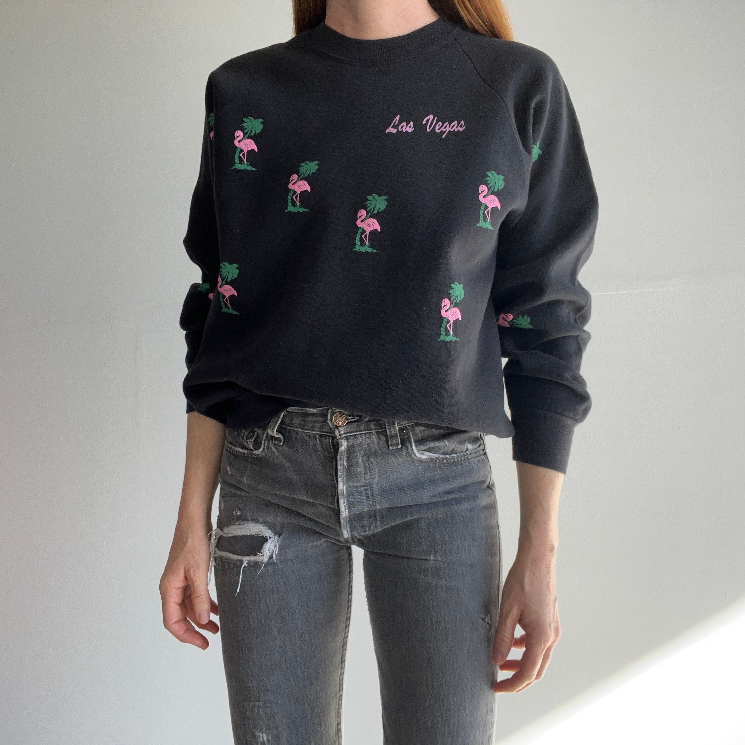 1980s Las Vegas Flamingo Sweatshirt