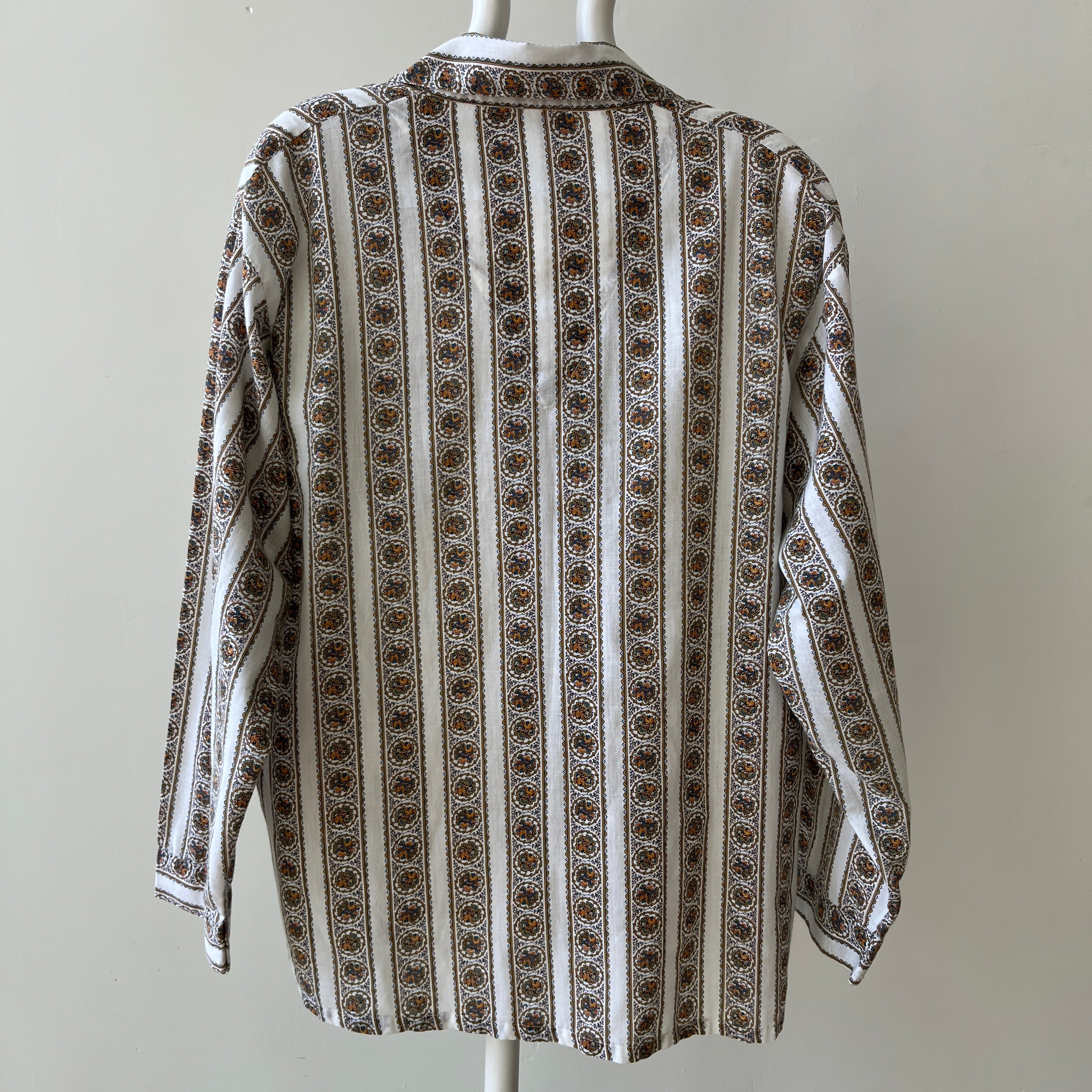 1970s Pajama Shirt - Soft and Easy Breezy