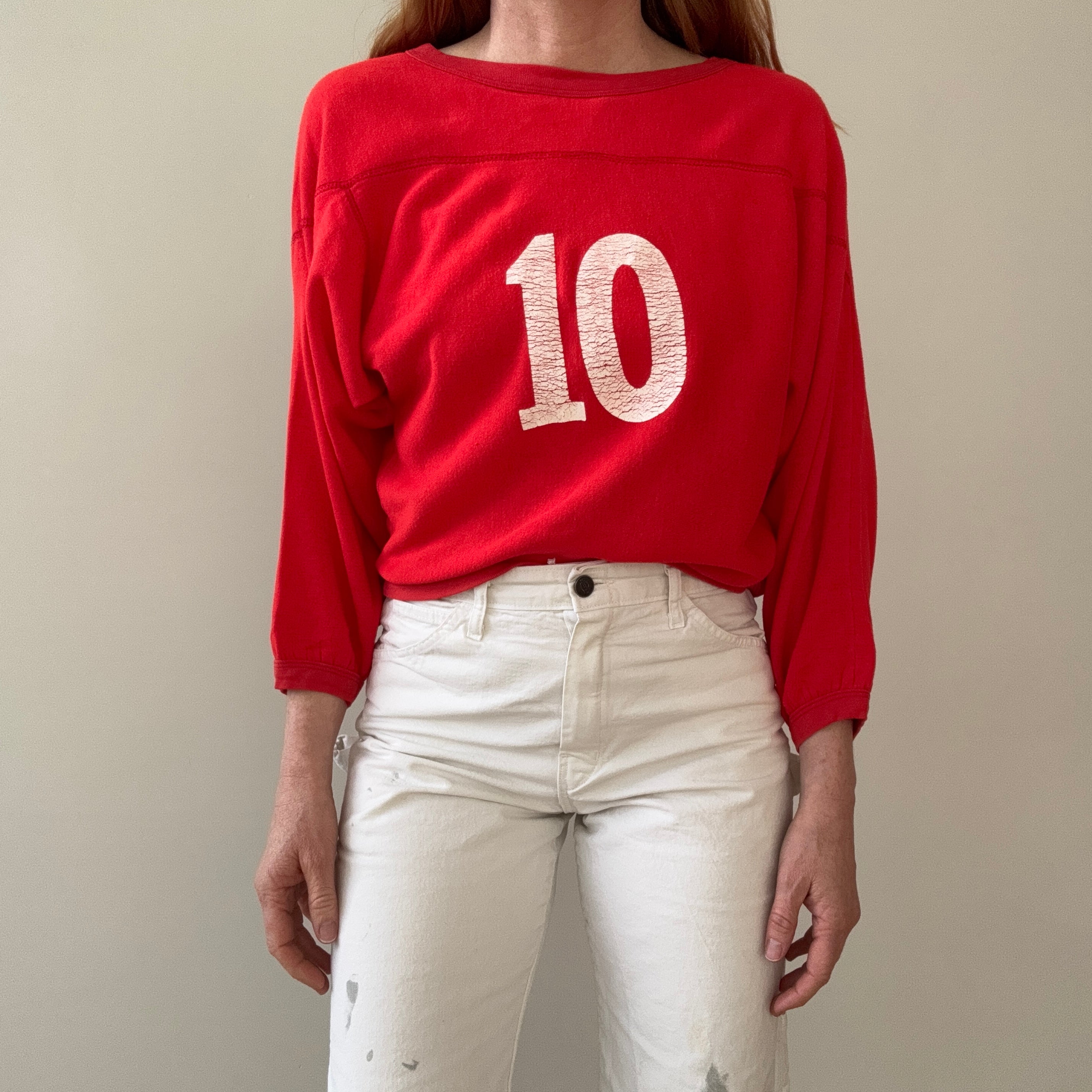 1970s Super Soft and Slouchy Football Sweatshirt