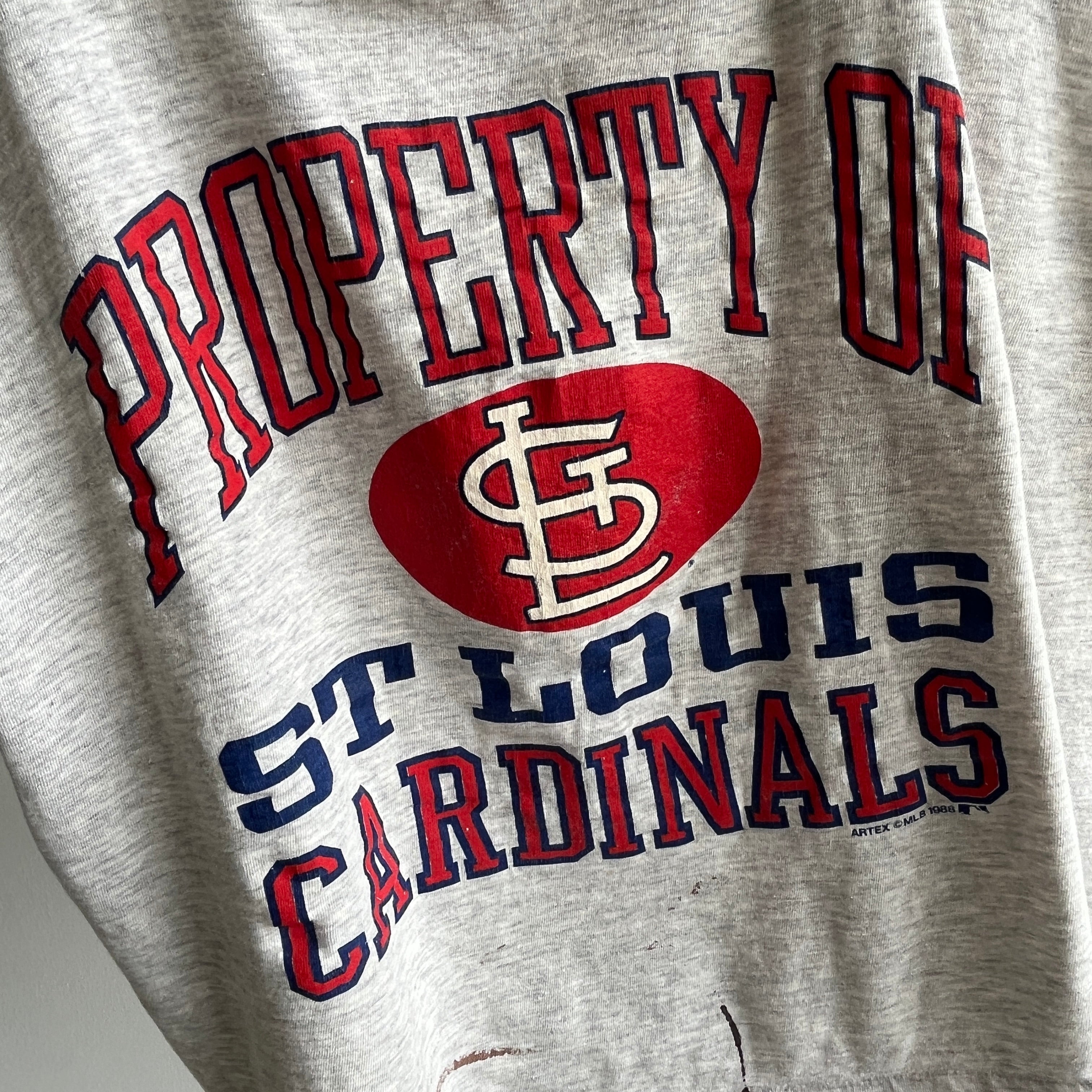 1988 Beat Up and Soft Saint Louis Cardinals Cotton Tank Top