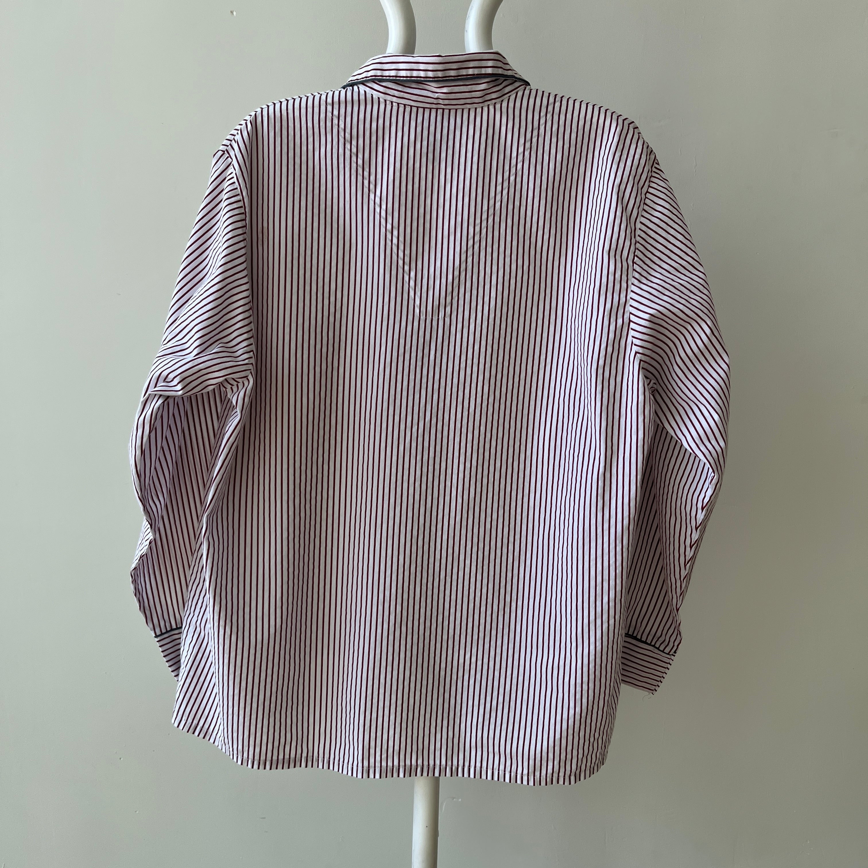 1980s Striped Pajama Shirt