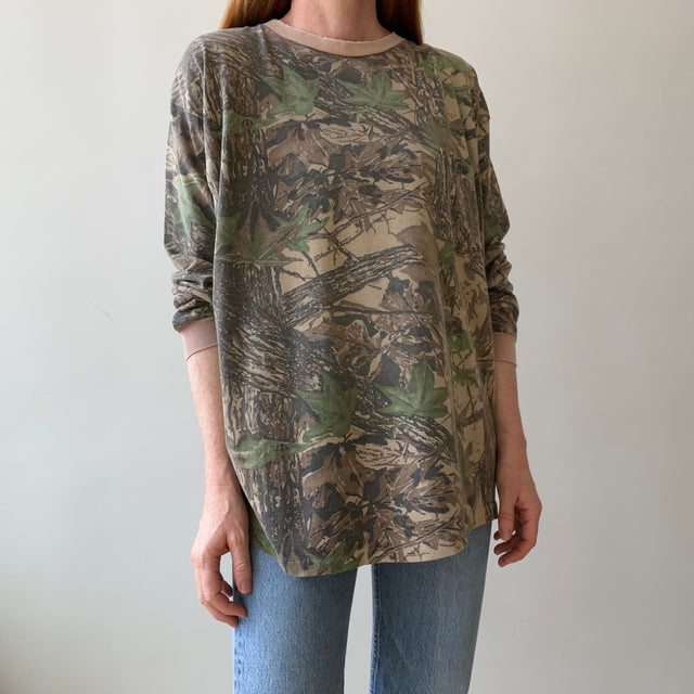 1980s/90s Realtree Camo Long Sleeve T-Shirt - !!!!!