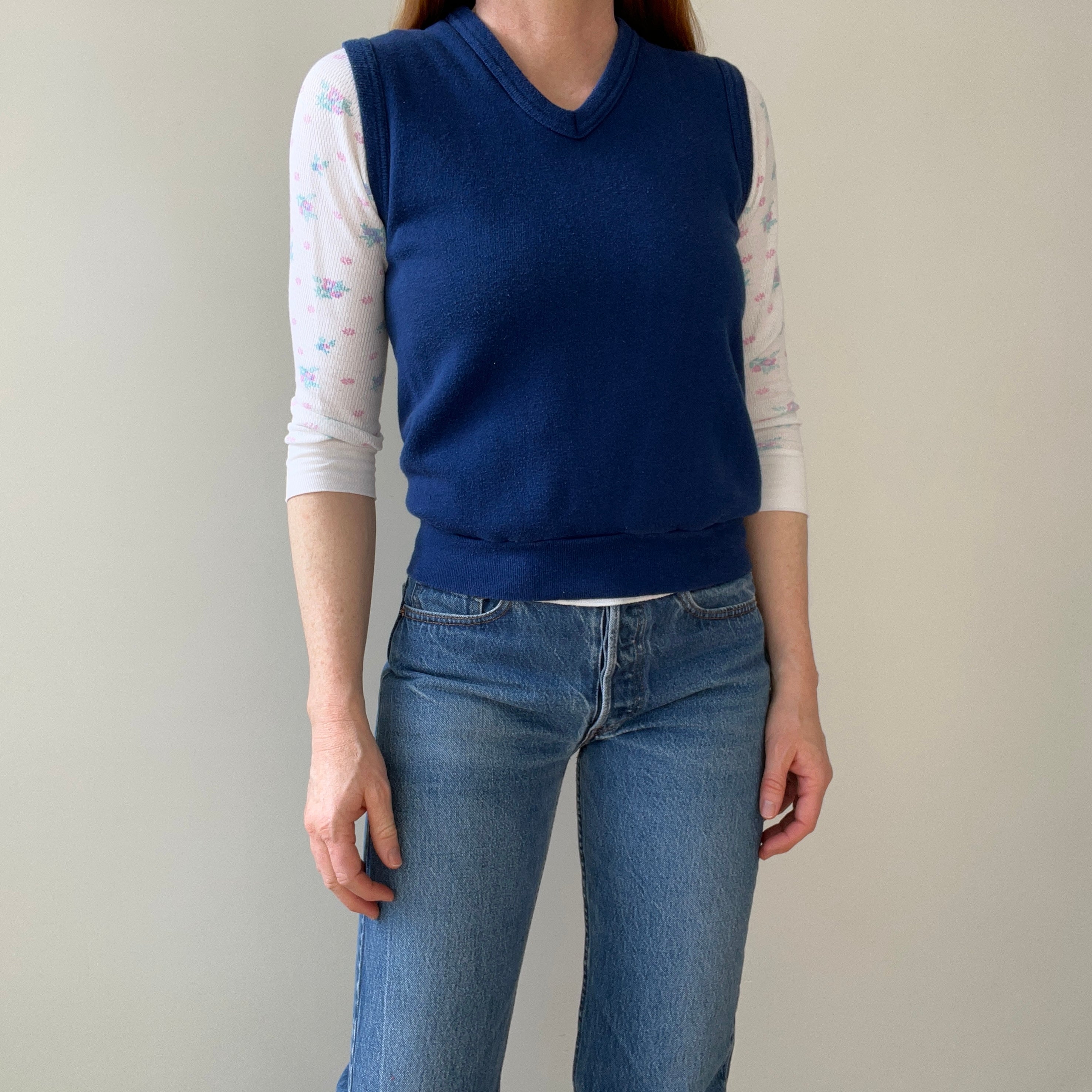 1970/80s GAP Navy Sweatshirt Vest