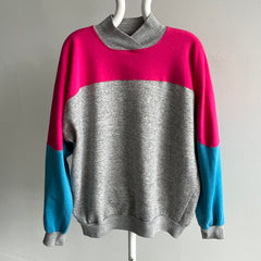 1980s Color Block Sweatshirt by Tultex - Swoon