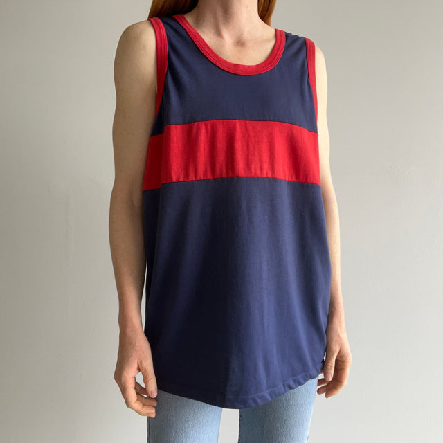 1970s Color Block Tank by JCPenny - !!!!!