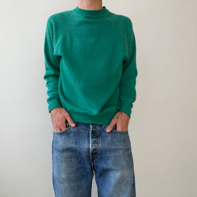 00s Heavy Weight Blank Black Sweatshirt par FOTL - Structuré