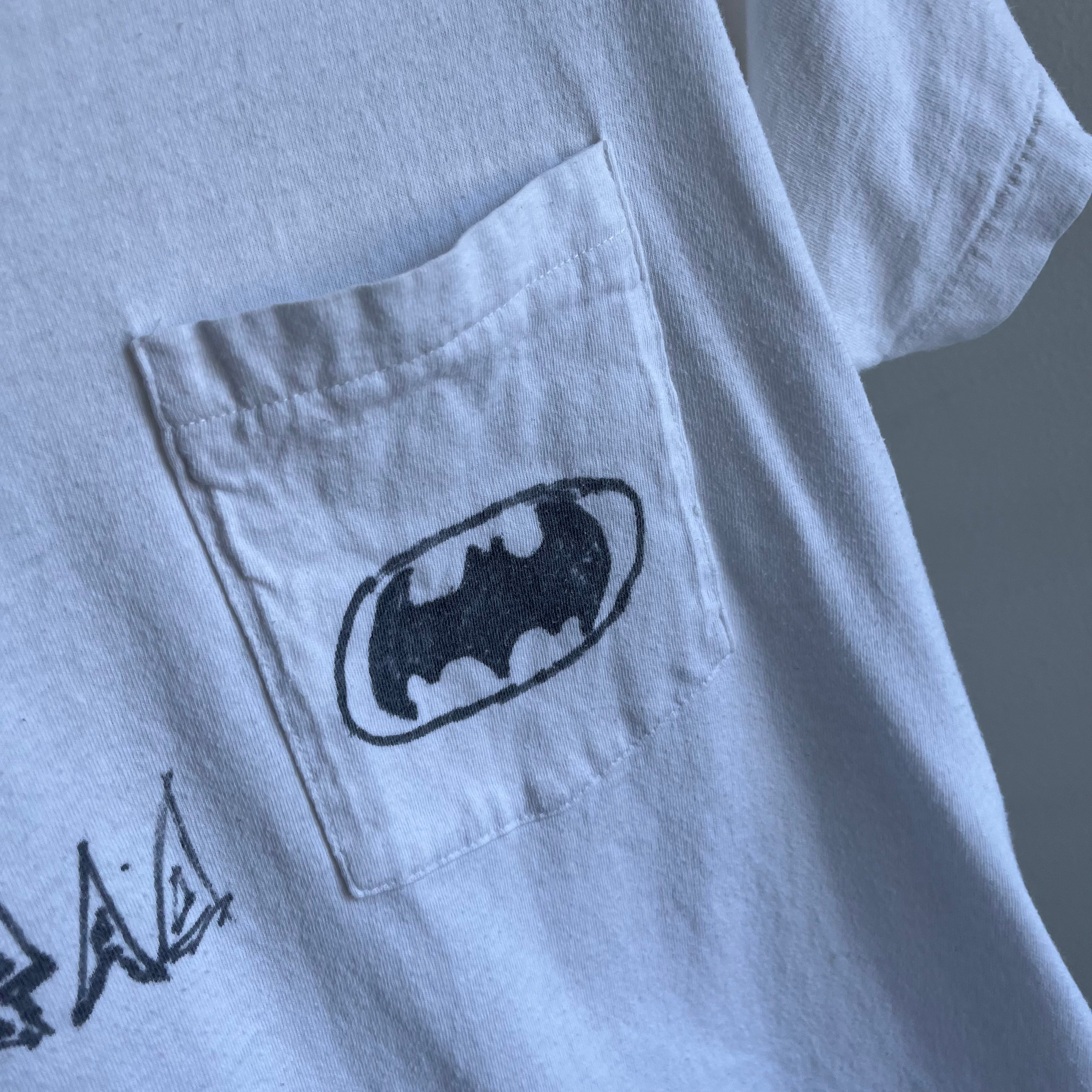 1980s Front and Back DIY Batman T-Shirt by Adam G.