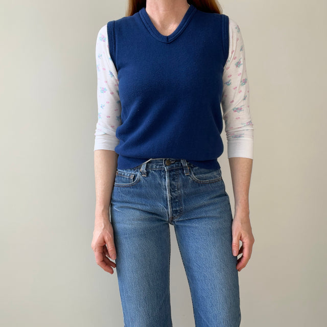 1970/80s GAP Navy Sweatshirt Vest