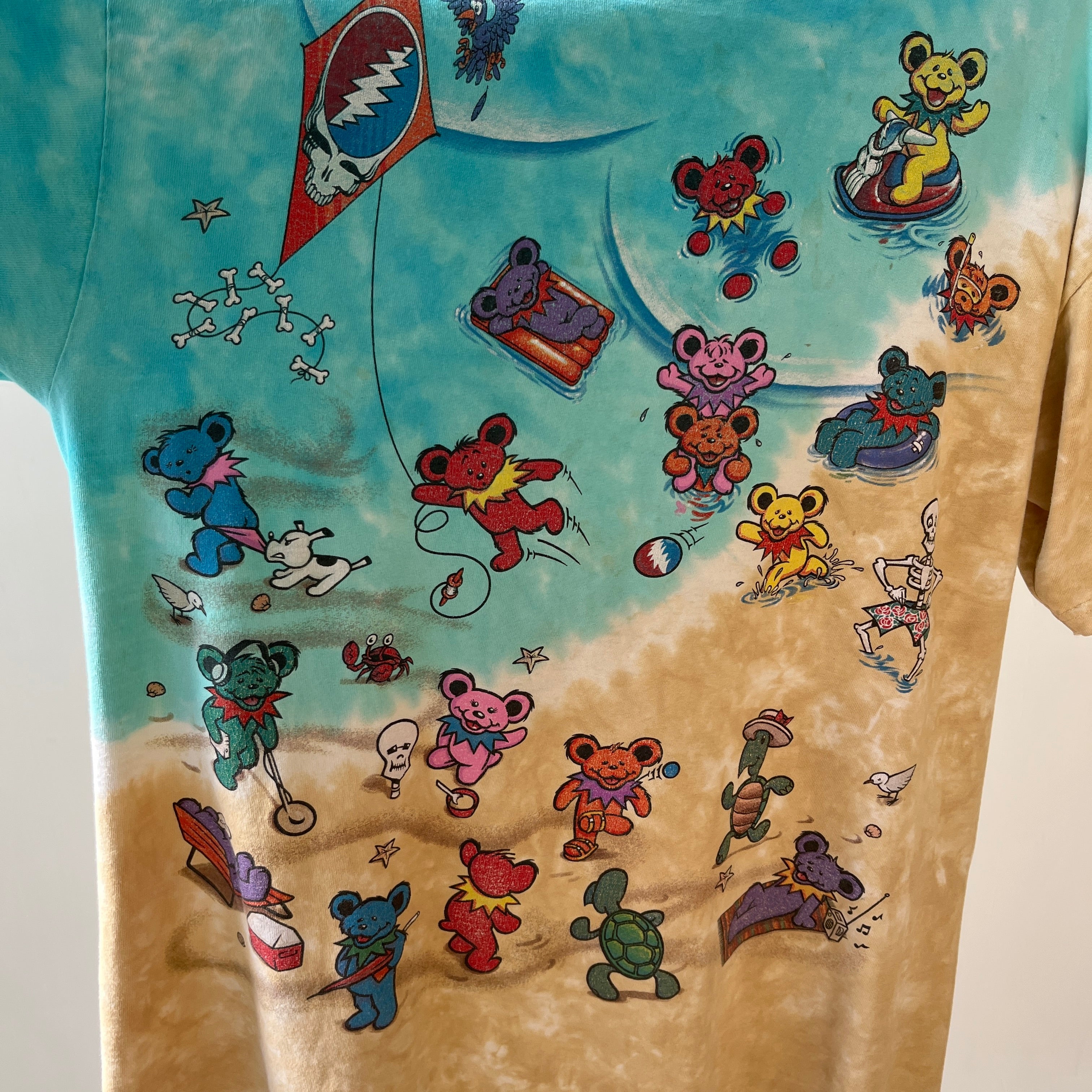 1999 Grateful Dead All Over Print T Shirt - Backside Too